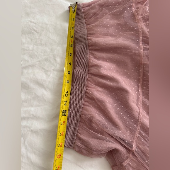 Anthropologie Blush Tulle A-Line Skirt - Picture 5 of 5